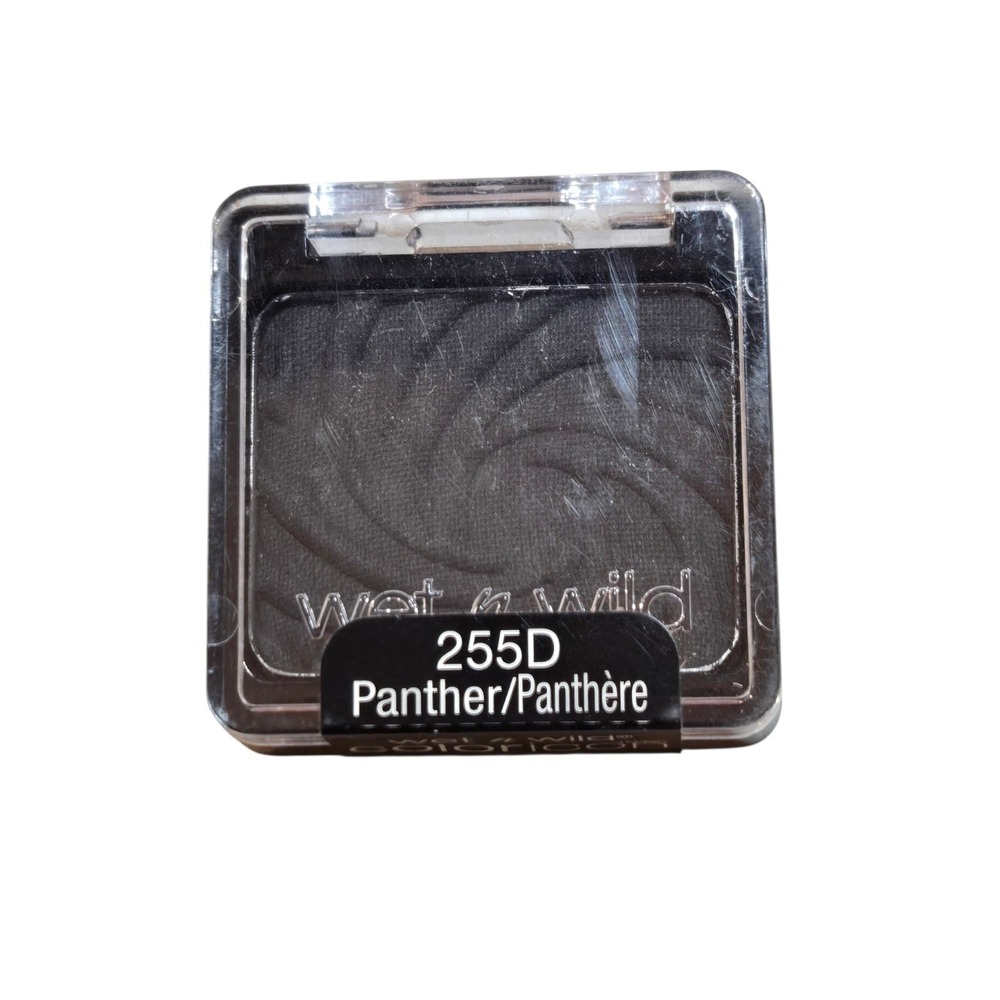 Wet n Wild Color Icon Eyeshadow Single 255D Panther Matte Black Makeup